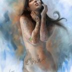 11---Mulher-Tatuada--Pintura-Digital